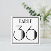 Art Deco Tafelnummer 36 (Staand voorkant)