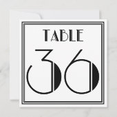 Art Deco Tafelnummer 36 (Achterkant)