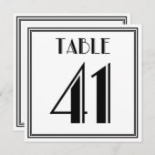 Art Deco Tafelnummer 41 (Voorkant / Achterkant)