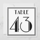 Art Deco Tafelnummer 43 (Voorkant)