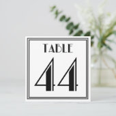 Art Deco Tafelnummer 44 (Staand voorkant)