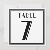 Art Deco Tafelnummer 7 (Achterkant)