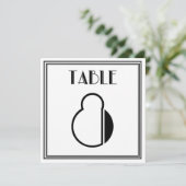 Art Deco Tafelnummer 8 (Staand voorkant)