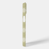 Art Deco Tan Diamonds Circuit Pattern Case-Mate iPhone Case (Achterkant / Rechts)