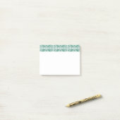 Art Deco Tegel Post-it® Notes (Op bureau)