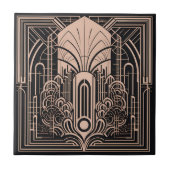 Art Deco Tegeltje (Voorkant)