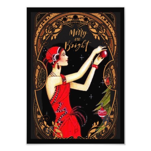 Art Deco the Halls Foto Afdruk (Voorkant)