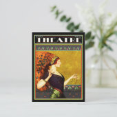 Art Deco Theater Magazine 1922 Briefkaart (Staand voorkant)