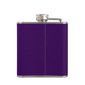 Art Deco Time to Drink Champagne Paars Flask Heupfles (Achterkant)