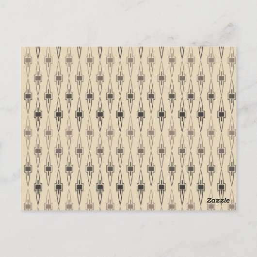 Art Deco Tower Ray in zwart en ivoor tafelnummer (Achterkant)