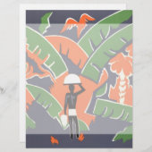  Art Deco Travel, inheems in het Afrikaanse Oerwou (Voorkant / Achterkant)