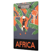  Art Deco Travel, inheems in het Afrikaanse Oerwou Klembord (Links)