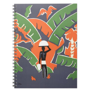  Art Deco Travel, inheems in het Afrikaanse Oerwou Notitieboek