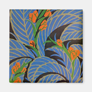 Art Deco Tropical Night - Magnet Magneet