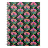 Art Deco Tropical Toucans & Ananas Notitieboek (Voorkant)