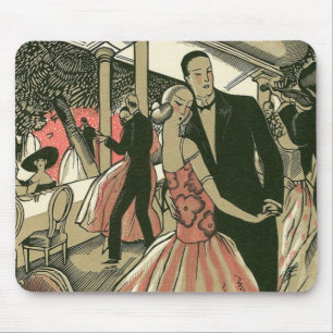 Art Deco Trouwfeest, Eerste Dans van Jonggehuwden Muismat