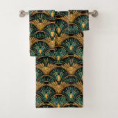 Art déco turquoise et or (En situation)