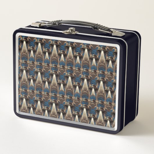 Art Deco UFO Lunch Box (Voorkant)