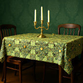 Art Deco uit de jaren 20 Weelderig Groen Goud Tafelkleed