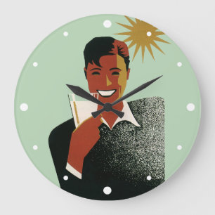 Art Deco uit het verleden, Man met Cocktail in de Grote Klok