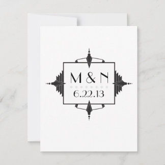 Art Deco Uitnodiging