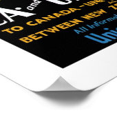 Art Deco Union Lines Poster (Hoek)