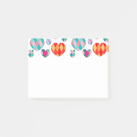 Art Deco Valentijnse Post-it® Notes (Voorkant)