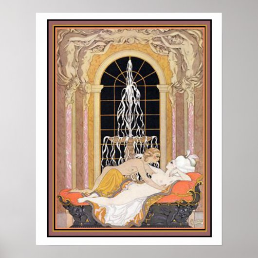 Art Deco van Barbier "Les Liaisons Dangereuses" Poster (Voorkant)