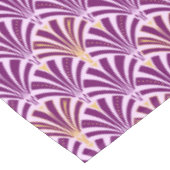 Art Deco-ventilatorpatroon - paars en orchidee Tafelkleed (Gekanteld)