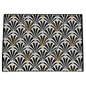 Art Deco-ventilatorpatroon - zwart-wit Groot Cadeauzakje (Voorkant)