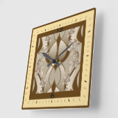 Art Deco Vierkante Klok (Hoek)