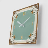 Art Deco  Vierkante Klok (Hoek)