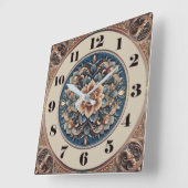 Art Deco Vierkante Klok (Hoek)