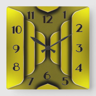 Art Deco Vierkante Klok
