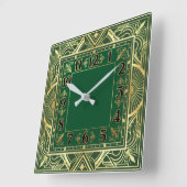 Art Deco Vierkante Klok (Hoek)