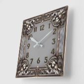 Art Deco Vierkante Klok (Hoek)