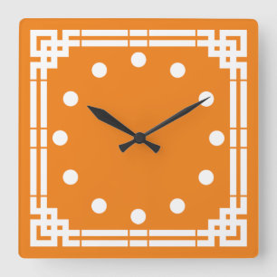 Art Deco Vierkante Klok