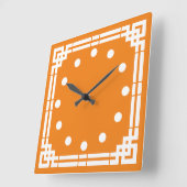 Art Deco Vierkante Klok (Hoek)