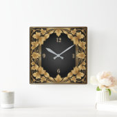 Art Deco Vierkante Klok (Huis)