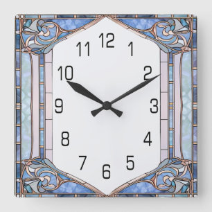 Art Deco Vierkante Klok