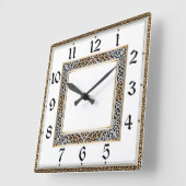 Art Deco Vierkante Klok (Hoek)