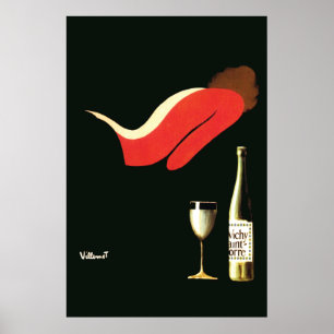 Art Deco Villemot Vichy St Yorre Poster