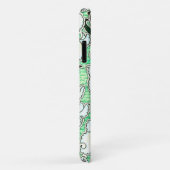 Art Deco Vines  Retro Art Telefoon Case (Achterkant/rechts)