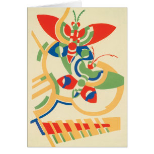 Art Déco vintage jazz pochoir papillons de jardin