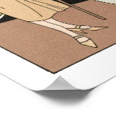 Art Déco vintage Mode Art Avec Voiture (Coin)