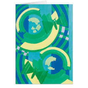 Art Déco vintage papillons de jardin Jazz Pochoir