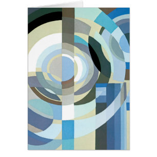 Art Déco vintage Pochoir Formes géométriques Jazz