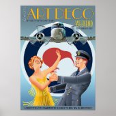 Art deco vintage poster (Voorkant)