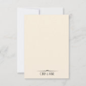 Art Deco Vintage Strand Welkom Feest | blush Kaart (Achterkant)