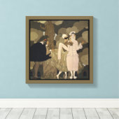 Art Déco vintage, Surprise de George Barbier (Insitu (Plancher de Bois))